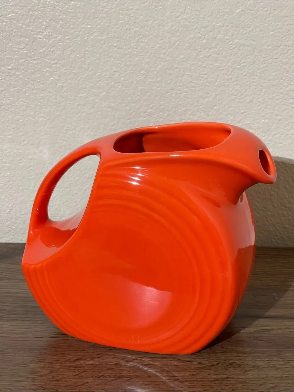 Fiesta Bright Orange Disc Pitcher